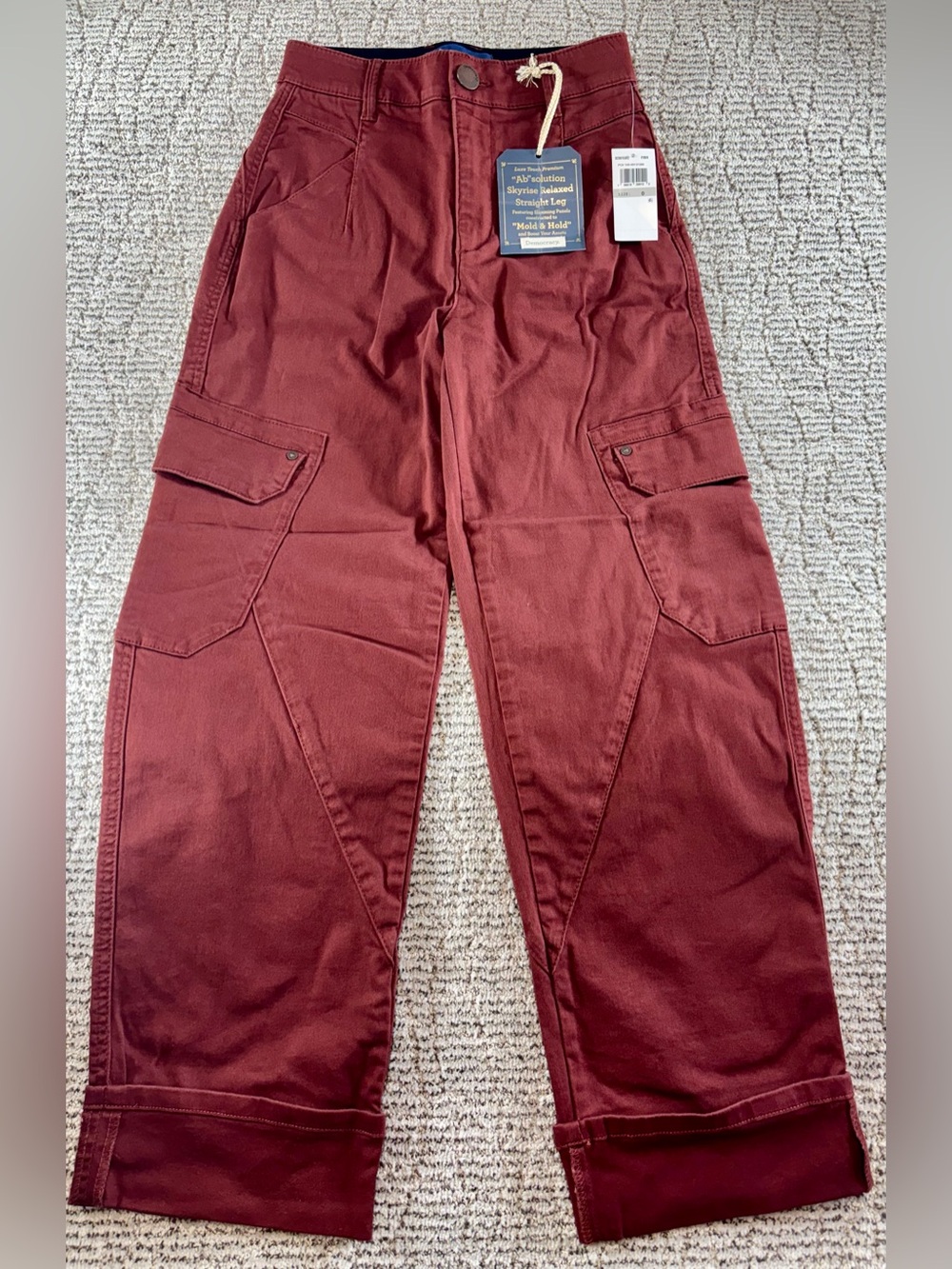 NWT Democracy Ab-solution Women’s Size 0 Skyrise Relaxed Straight Leg Pants
